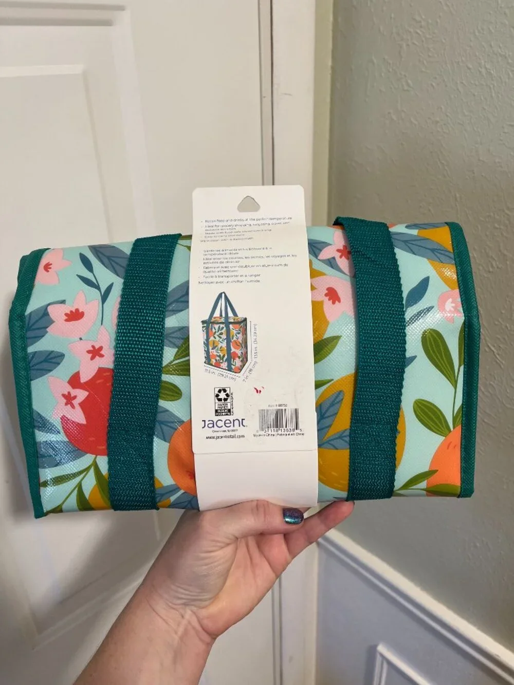 MUST BE BUNDLED - NWT - Insulated Cooler Bag - Florals, Oranges, Lemons